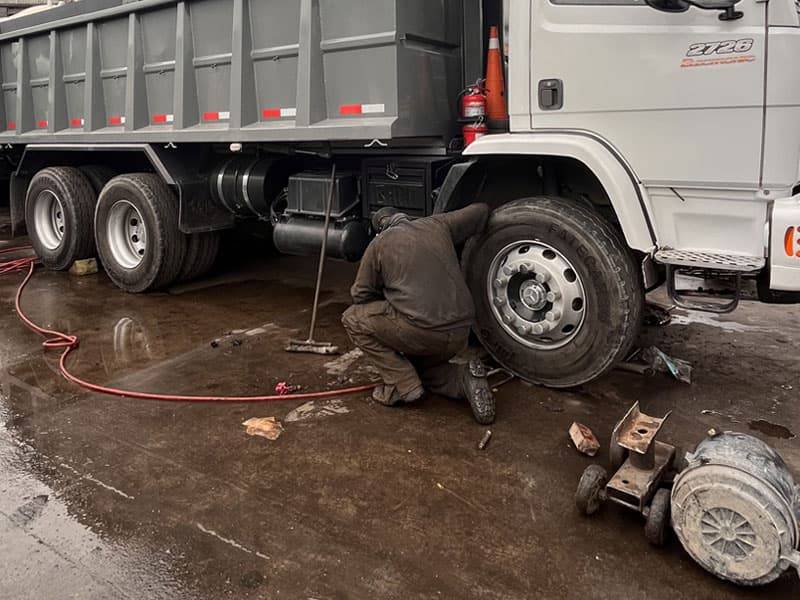 Alineación de camiones y semirremolques
