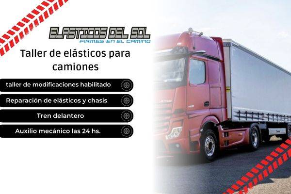 Taller de elásticos para camiones
